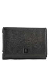 Porte-monnaie Cuir Hexagona Noir republique 331092