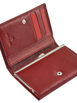 Purse Leather Hexagona Red republique 331092-vue-porte