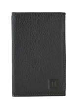 Porte-papiers Cuir Hexagona Noir toucher 627057
