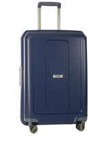 Valise Rigide Range Lock Travel Bleu range lock CDN24