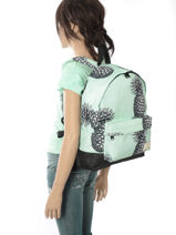 Sac � Dos 1 Compartiment Roxy Rose backpack RJBP3637-vue-porte