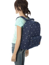 Sac � Dos 1 Compartiment Roxy Multicolore backpack RJBP3640-vue-porte