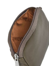 Purse Zippered Leather Katana Gray daisy 553066-vue-porte