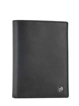 Card Holder Leather Texier Black achille 41096
