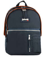 Sac � Dos 2 Compartiments Schott Bleu army 18-63702