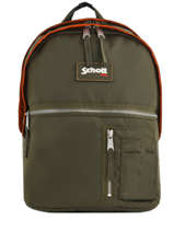 Sac � Dos 2 Compartiments Schott Vert army 18-63707