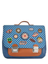 Cartable Jeune premier Noir canvas ITX18