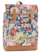 Sac � Dos 1 Compartiment Basilic pepper Multicolore liberty G653-FLO
