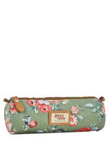 Trousse 1 Compartiment Basilic pepper Vert liberty P0033FLO