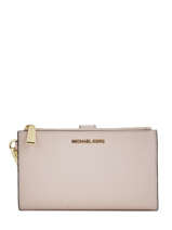 Portefeuille Cuir Michael kors Rose mercer T7GAFW4L