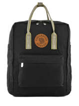 Sac � Dos Kanken 1 Compartiment Fjallraven Noir greenland 23700