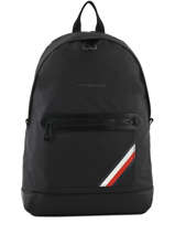 Business Backpack + Pc15" Tommy hilfiger Black easy nylon AM03594