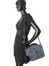 Beauty Case Kipling Bleu basic + 25747-vue-porte