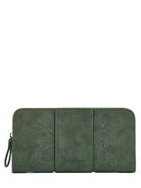 Portefeuille Woomen Vert hibiscus WHIBI91