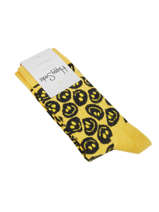 Chaussettes Twisted Smile Happy socks Orange twisted smile TSM01