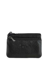 Porte Monnaie Cuir Hexagona Noir encore 137667