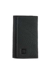 Porte-clefs Cuir Hexagona Noir toucher 627076