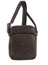 Sac Bandouli�re Hexagona Marron instinct 664749