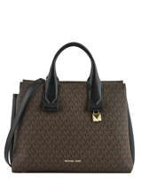 Sac Trap�ze Rollins Cuir Michael kors Noir rollins H8GX3S3B