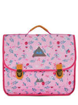 Cartable 2 Compartiments Poids plume Rose liberty LIB1541