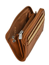 Purse Leather Katana Gold tampon 253042-vue-porte