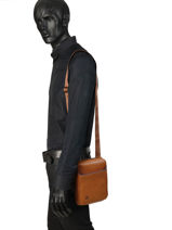 Sac Bandouli�re Black Square Piquadro Marron black square CA3084B2-vue-porte