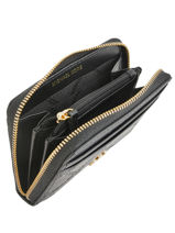 Porte-monnaie Gramercy Cuir Michael kors Noir money pieces S9GF6Z1Y-vue-porte