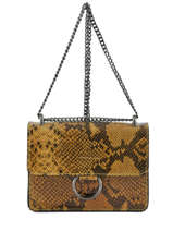 Sac Bandouli�re Python Milano Jaune python PI17111