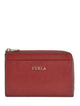 Porte-monnaie Babylone Cuir Furla Rouge babylone BAB-PR75