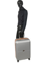 Valise Rigide Turenne Premium Delsey Gris turenne premium 1624816-vue-porte