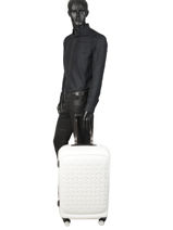 Valise Rigide M Quadra Travel Blanc quadra 18802-M-vue-porte