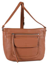 Sac Bandouli�re Soft Vintage Cuir Lancaster Marron soft vintage 578-86