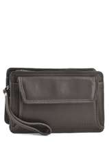 Pochette Homme 2 Compartiments Etrier Marron flandres EFLA12