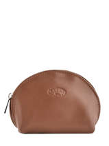 Purse Leather Katana Brown daisy 553007
