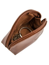 Purse Leather Katana Brown daisy 553007-vue-porte