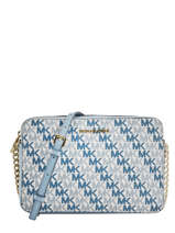 Sac Bandouli�re Jet Set Logo Michael kors Blanc crossbodies S9GF5C3B