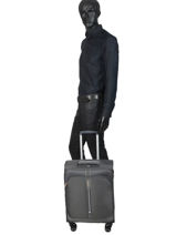 Valise Cabine Samsonite Gris popsoda CT4003-vue-porte