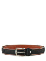 Ceinture Homme Ajustable Jean Petit prix cuir Noir jean 3709-35