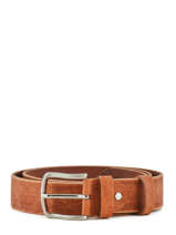 Ceinture Homme Ajustable Petit prix cuir Marron jean 1583-40