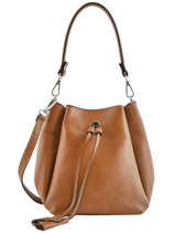 Mini Sac Bourse Caviar Cuir Milano Marron caviar CA19042