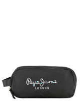 Trousse 3 Compartiments Pepe jeans Noir harlow 66847