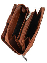 Purse Leather Hexagona Brown republique 331063-vue-porte