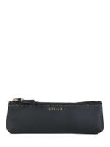 Trousse Cuir Etrier Noir tradition EHER93