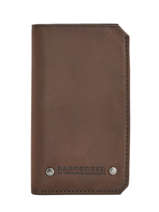 Porte-cartes Cuir Foures Marron baroudeur 9133