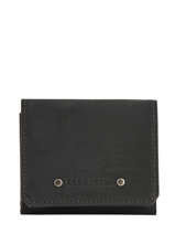 Purse Leather Foures Black 9147