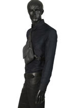 Crossbody Bag Foures Black 9960-vue-porte