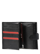 Purse Leather Hexagona Black republique 333158-vue-porte