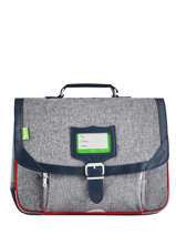 Cartable 1 Compartiment Tann's Gris les chines 35138