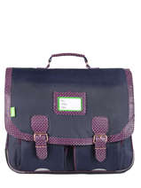 Cartable 2 Compartiments Tann's Noir fantaisie fille 41251