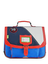 Cartable 1 Compartiment Tann's Bleu fantaisie garcon 35221